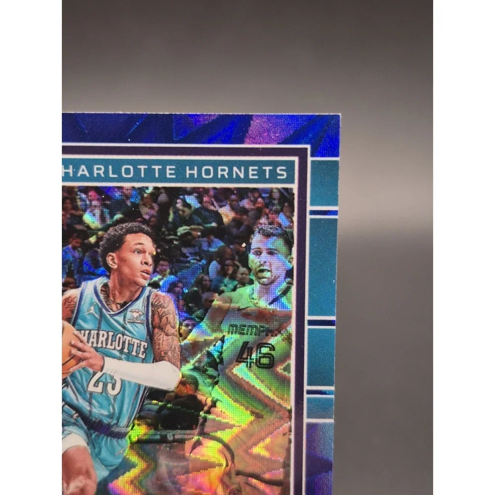 2024 Panini NBA Hoops Tre Mann #171 ‎ Premium Blue Explosion /59 Hornets